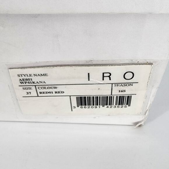 IRO Burgundy Suede/Leather Pumps Women's Size 37 (US 6.5) - Picture 14 of 15